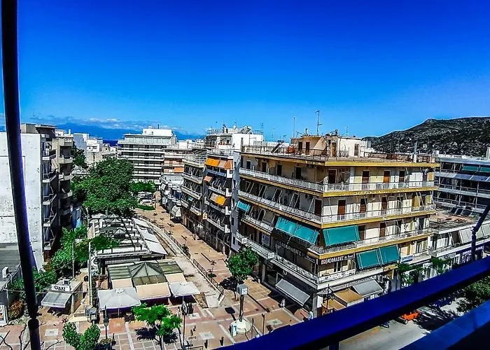 Апартаменты Near The With Huge Private Terrace Лоутраки